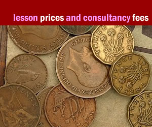 lesson prices and consultancy fees